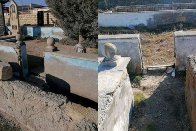 Sumqayıt: məzarlıqdan “oğurlanmış” dəmir qapılar bərpa edildi