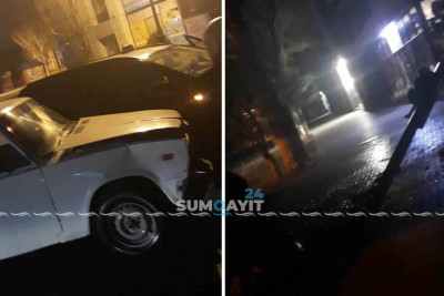 Sumqayıt: bir yolda bir gecə ərzində iki qəza
