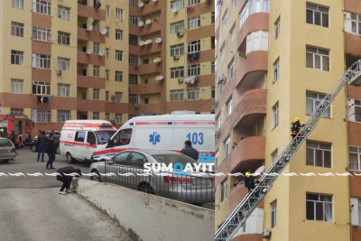 40-cı məhəllədə yanğın baş verib
