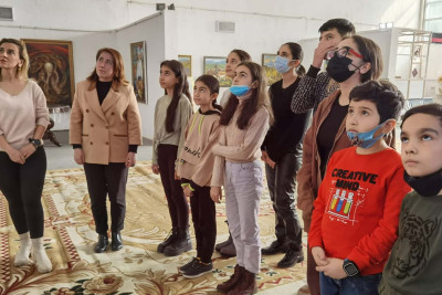 Sumqayıt Dövlət Rəsm Qalereyasında tədbir və ustad dərsi keçirilib