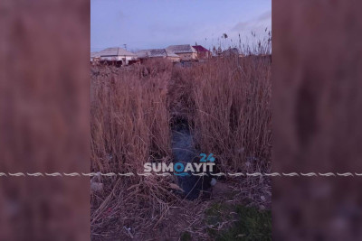 “4 kamera” adlandırılan ərazidə kanalizasiya suları evlərin önündən axır