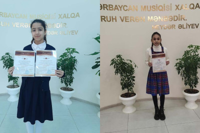 Sumqayıtlı şagirdlərin beynəlxalq yarışmada növbəti uğuru