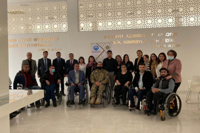 Sumqayıtda əlilliyi olan şəxslərin məşğuluğu ilə bağlı tədbir keçirilib