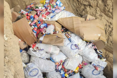 Sumqayıt poliqonunda ət, süd, un və tərəvəz məhsulları məhv edilib