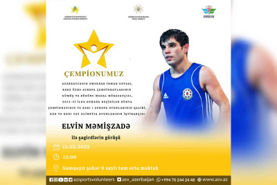 “Çempionumuz” layihəsinin qonağı Azərbaycanın Əməkdar İdman Ustası olacaq