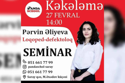 Sarayda kəkələmənin qarşısının alınması üzrə təlim keçiriləcək