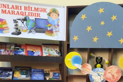 Mərkəzi Uşaq Kitabxanasında "Bunları bilmək maraqlıdır" adlı sərgi keçirilib