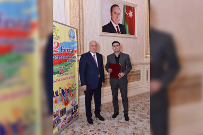 Sumqayıtlı könüllü "İlin Gənc könüllüsü" adına layiq görülüb