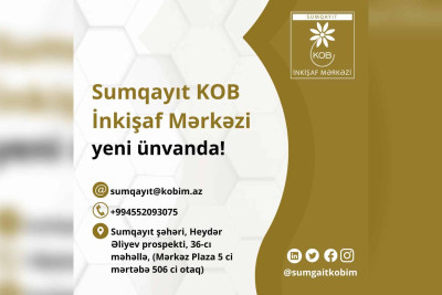Sumqayıt KOBİM yeni ünvanda fəaliyyət göstərir