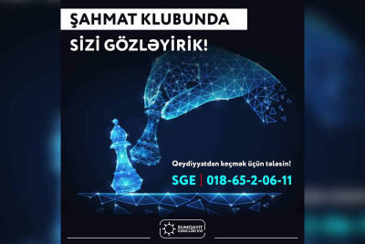 Sumqayıtda şahmat klubuna qeydiyyat başlayıb