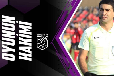 “Sumqayıt” futbol klubunun oyunu bu hakimlərə həvalə olunub