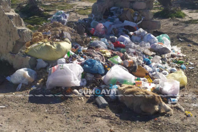 Səməd Vurğun küçəsində tullantılar vaxtı vaxtında aparılmır