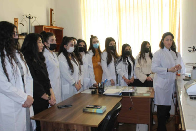 Sumqayıt Texniki Kollecinin 45 tələbəsi institutda təcrübə keçir