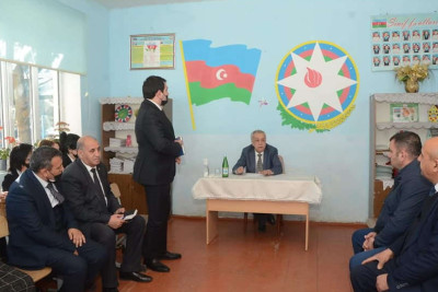 Qubadlı rayonunun icra hakimi Sumqayıtda görüş keçirib