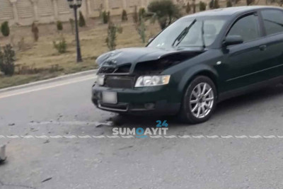 Sülh küçəsində 3 avtomobil toqquşub