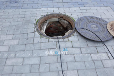 Sumqayıtda yeraltı internet kabel xətləri yenilənir