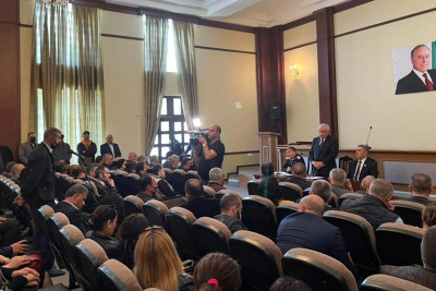 Sumqayıt: Füzuli rayon sakinləri ilə görüş baş tutub
