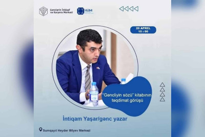 Sumqayıtda gənc yazarın kitabının təqdimatı baş tutacaq