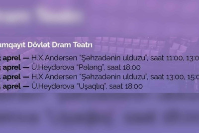 Teatrsevərlərin nəzərinə: Dram Teatrının həftəsonuna olan proqramını təqdim edirik