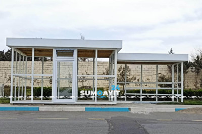 Sumqayıt-Novxanı yolunda sakinlərin rahatlığı üçün yeni dayanacaq qoyulur