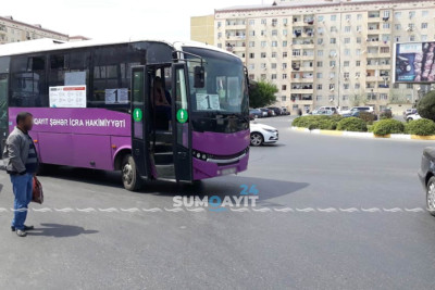 Sumqayıtda “1” nömrəli marşrut xətti fəaliyyətə başlayıb