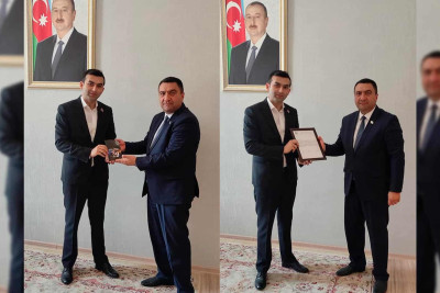 Deputat sumqayıtlı gənc şair Elvin Əlizadə ilə görüşüb