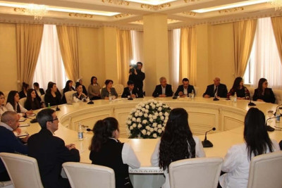 Vətən müharibəsi iştirakçısı, şair Emin Piri ilə görüş keçirib