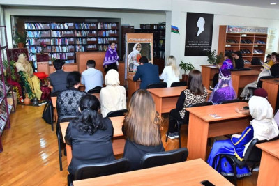 Sumqayıt: Xan qızı Xurşidbanu Natəvanın 190 illiyinə həsr edilmiş müsabiqə baş tutub