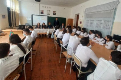 “Sumqayıt Narkomaniyaya Yox Deyir” adlı tədbir daha bir məktəbdə baş tutub 