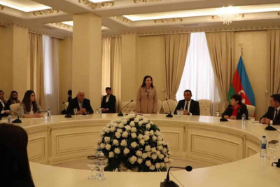 “Ulu Öndər Heydər Əliyev irsinin təbliği” mövzusunda görüş baş tutub