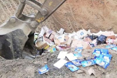 Poliqonda 2 tona yaxın tullantı məhv edilib