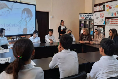 16 nömrəli məktəbin şagirdləri maarifləndirici tədbirdə iştirak ediblər