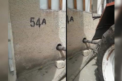 10-cu mikrorayondakı zirzəmi yığılan sudan təmizlənib
