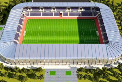 “Mehdi Hüseynzadə” stadionunda tikinti işləri yenidən başlayıb