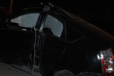 Novxanı qəsəbəsində “Prius”-lar toqquşub