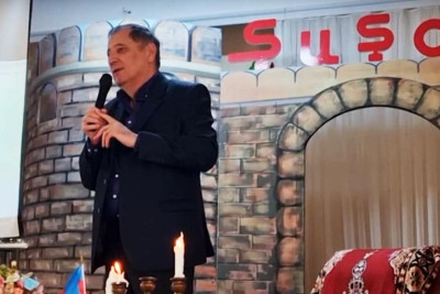 Şagirdlər Baba Vəziroğlu ilə görüşüblər