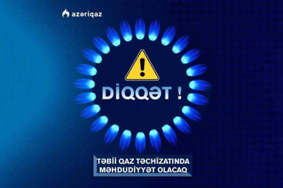 Sumqayıtın bəzi ərazilərində qaz təchizatında müvəqqəti fasilə yaranacaq