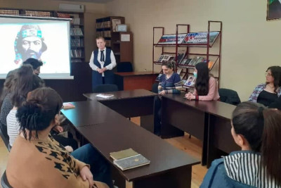 Molla Pənah Vaqifin 305 illiyinə həsr olunmuş ədəbiyyat saatı keçirilib