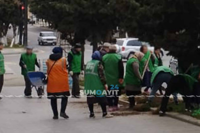 Sumqayıtda iməcilik işləri görülüb