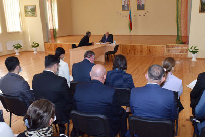 İcra başçısı Corat qəsəbə sakinlərini qəbul edib