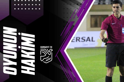 “Sumqayıt” - “Qarabağ” oyununa hakim təyinatı olub