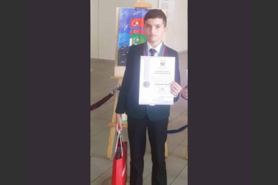 Şagirdimiz Respublika Fənn müsabiqəsinin gümüş medalşısı olub