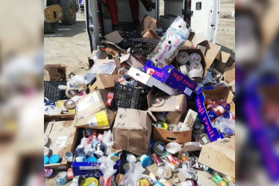 Sumqayıtda balıq məhsulları və alkoqolsuz içkilər utilizasiya olunub