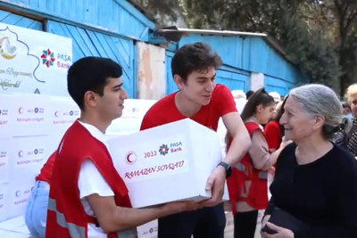 Sumqayıtda ahıllara bayram sovqatları paylanılıb