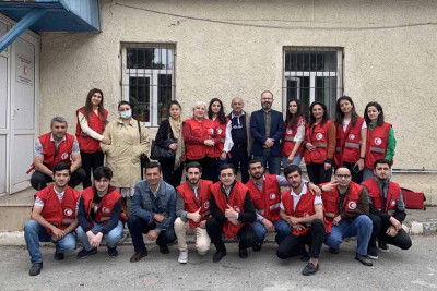 Qızıl Xaç Komitəsinin nümayəndələri QAC-ın könüllüləri ilə görüşüb