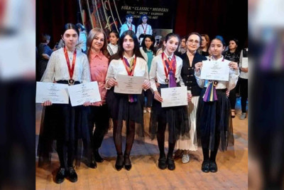 Uşaq incəsənət məktəbinin şagirdləri Olimpiadanın qalibi olublar