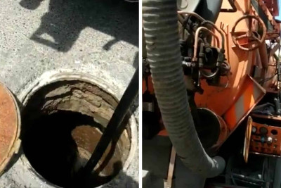Sukanal İdarəsinin əməkdaşları təmizlik işlərini davam etdirir