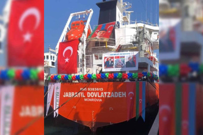 Şəhid Cəbrayıl Dövlətzadənin adı “Palmali”-nin gəmisində əbədiləşdirilib