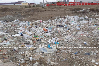 Sumqayıt qəbiristanlığında antisanitariya hökm sürür