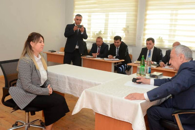 Qubadlı RİH başçısı Sumqayıtda vətəndaşlarla görüşüb